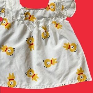 pkid size 3 teddy bear top